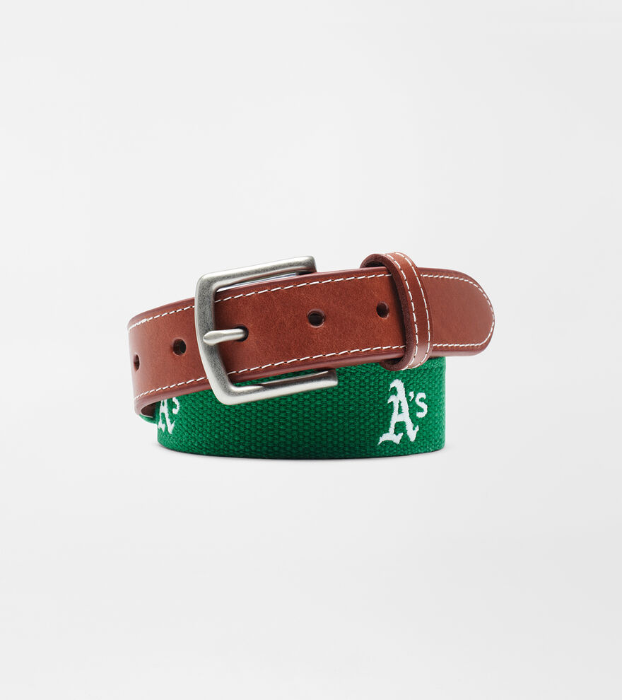 Oakland A's Belt Men's MLB Apparel Peter Millar