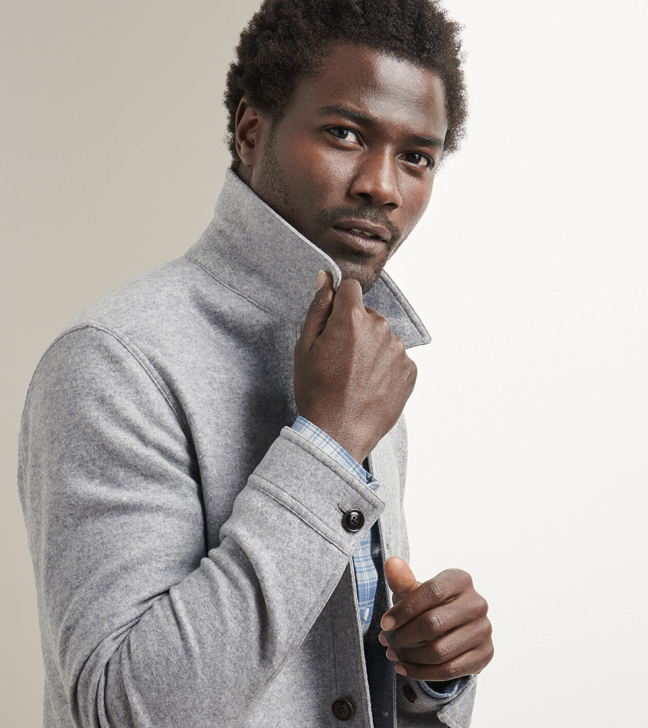 Artisan Crafted Cashmere Chore Coat | Men's Jackets & Coats