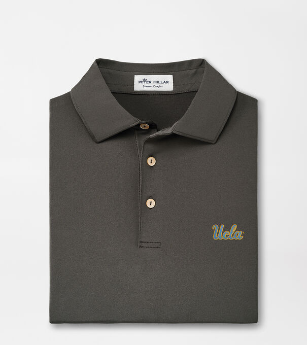 UCLA Solid Performance Jersey Polo