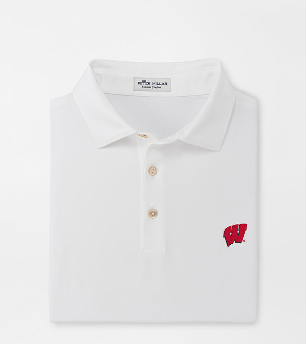 Wisconsin Solid Performance Jersey Polo