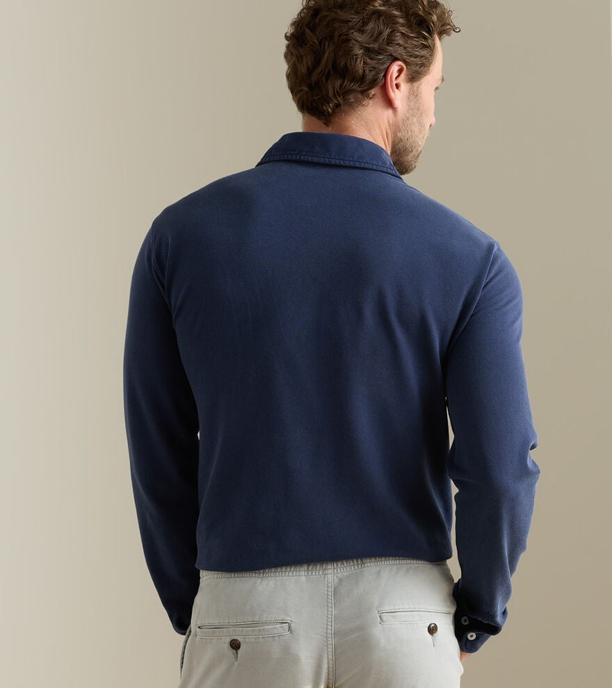 Everyday Piqu&eacute; Long Sleeve Polo image number 3