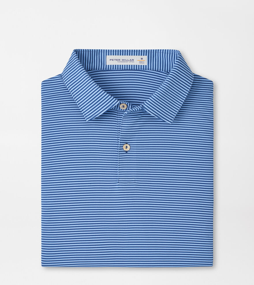 Featherweight Market Stripe Performance Polo image number 1