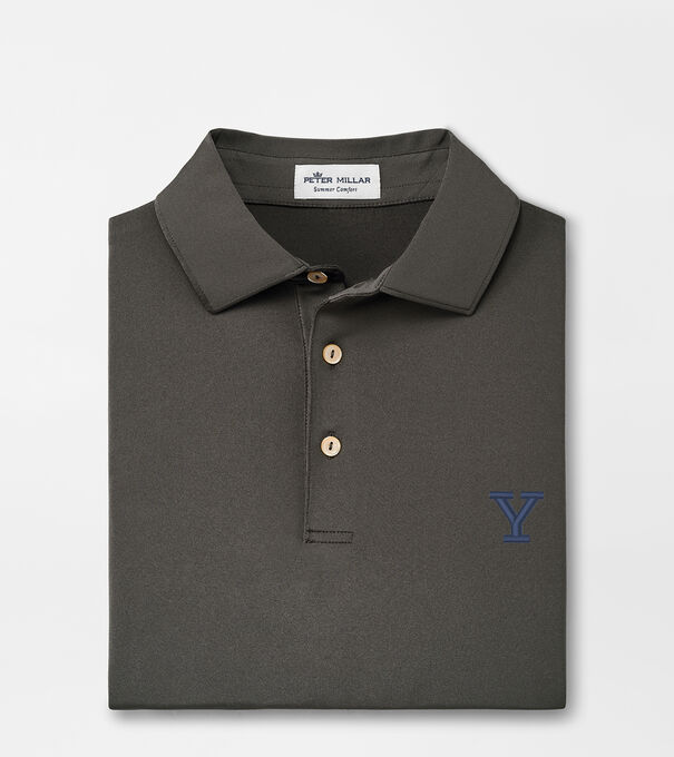 Yale Solid Performance Jersey Polo (Sean Self Collar)