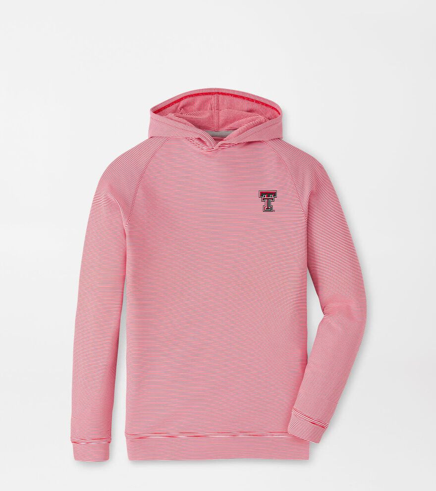 Texas Tech Pine Youth Sugar Stripe Performance Hoodie