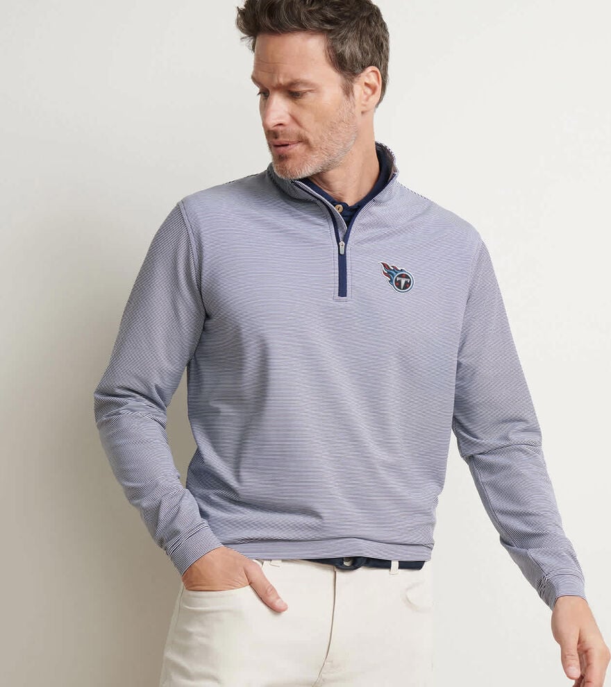 Tennessee Titans Perth Sugar Stripe Performance Quarter-Zip image number 2