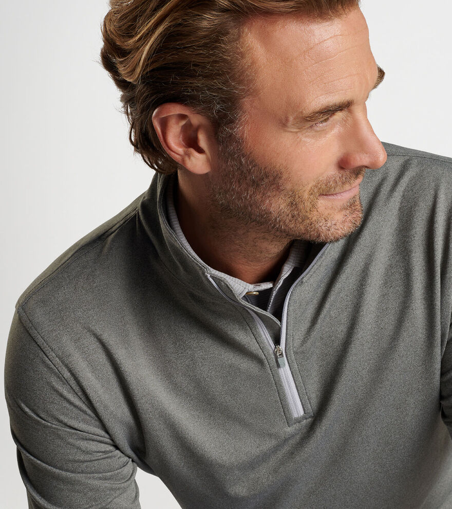 Perth Mélange Performance Quarter-Zip image number 6
