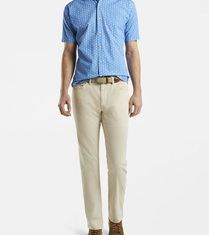 Skull Tiki Cotton-Blend Sport Shirt image number 6