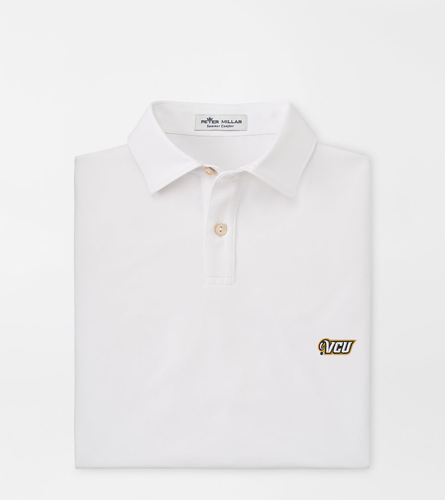 VCU Youth Solid Performance Jersey Polo image number 1