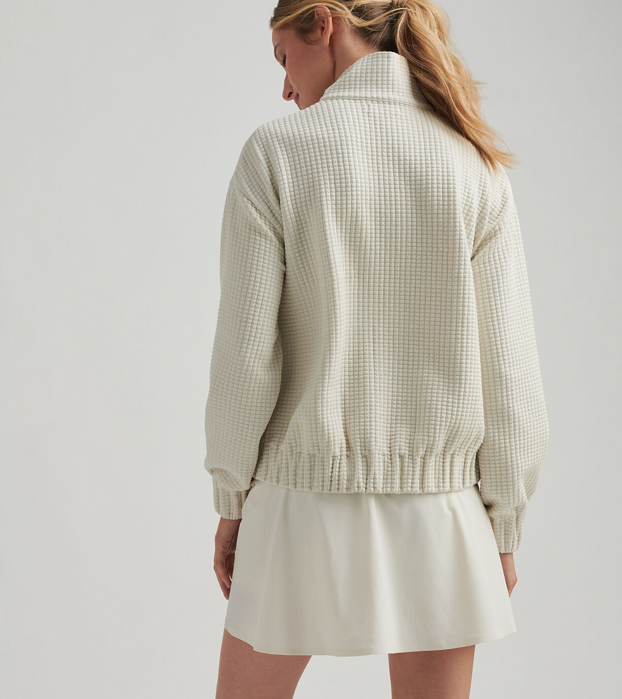 Flora Knit Jacquard Full-Zip Layer | Women's Tops | Peter Millar