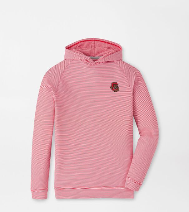 Cornell Pine Youth Sugar Stripe Performance Hoodie