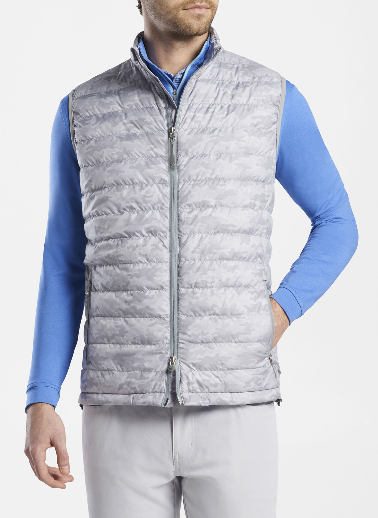 Hyperlight Quilted Camo Vest Peter Millar