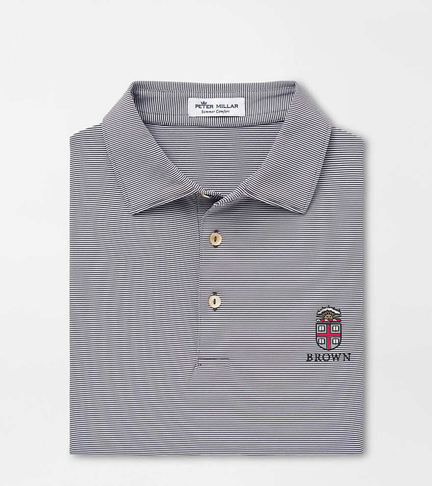 Brown University Jubilee Stripe Performance Polo image number 1