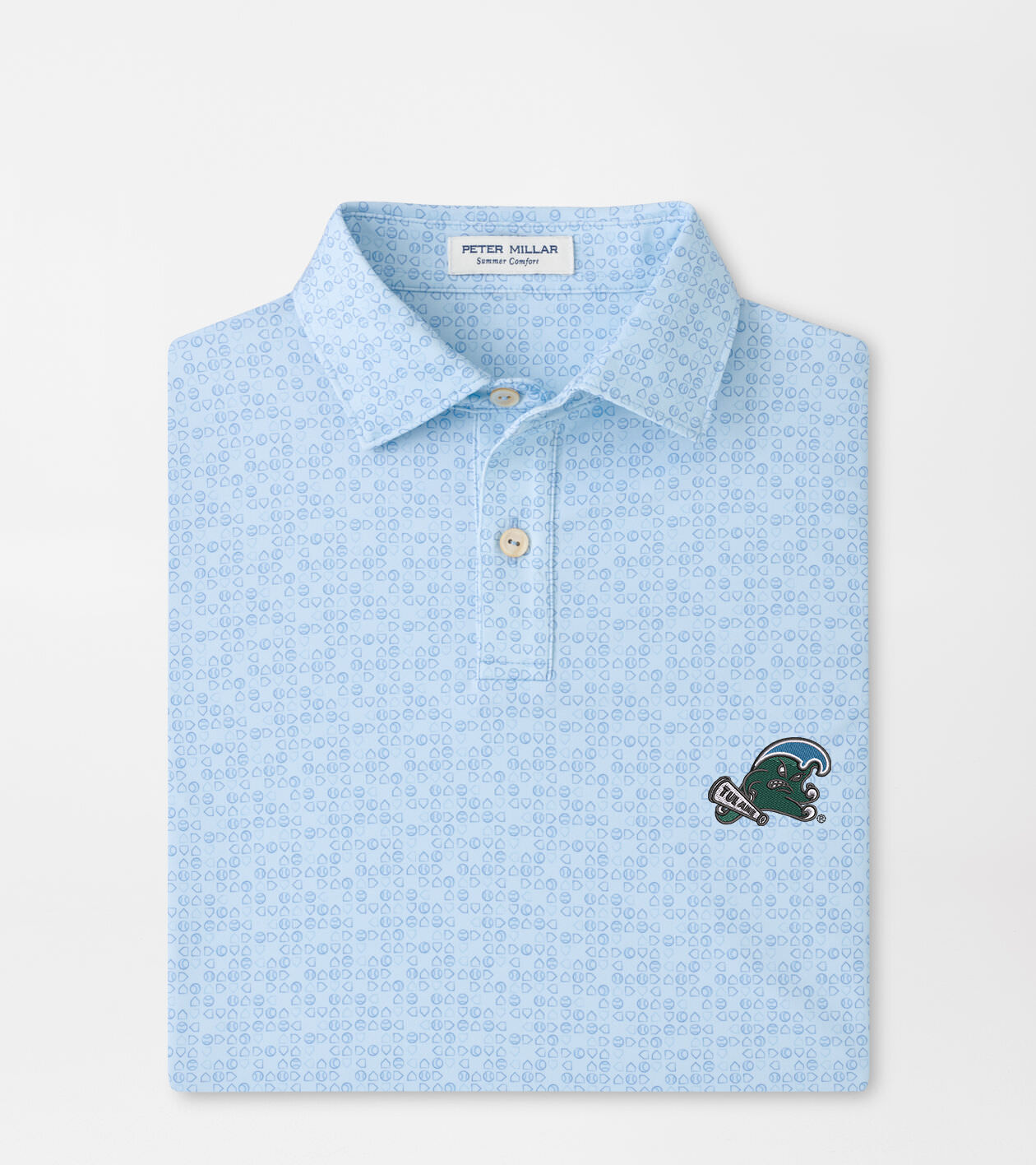 Tulane Green Wave Bases Loaded Youth Performance Jersey Polo