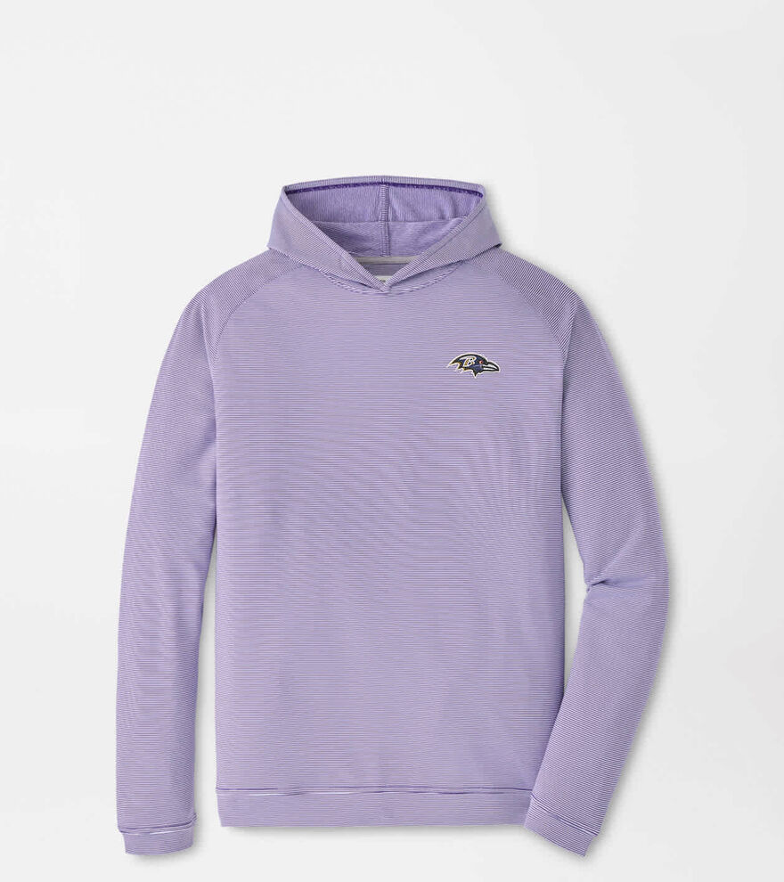Baltimore Ravens Pine Sugar Stripe Performance Hoodie image number 1