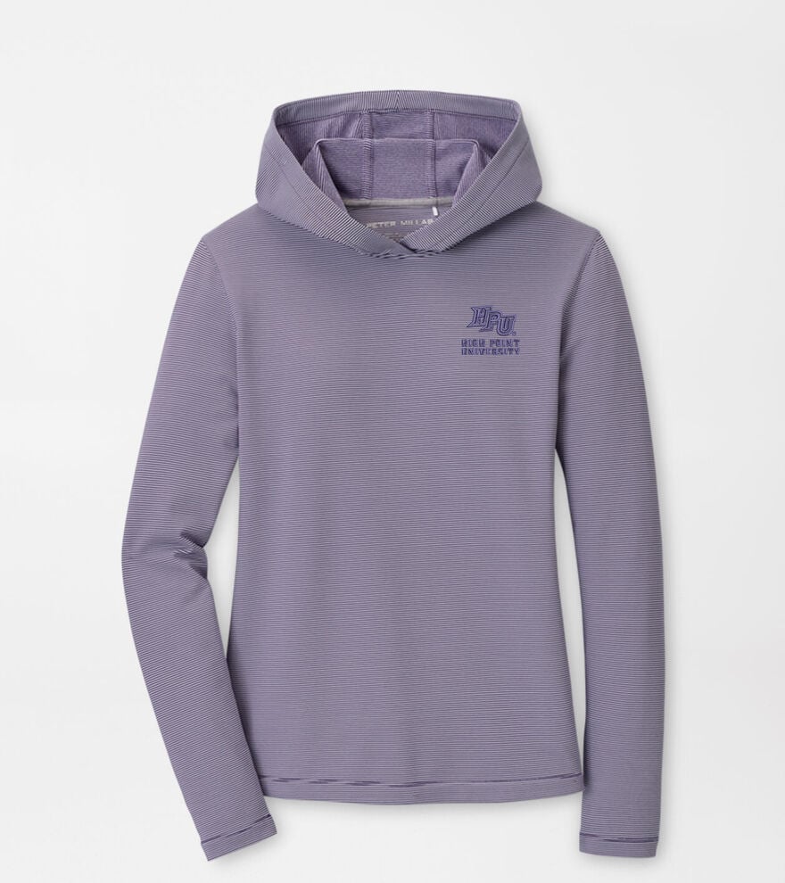 High Point University Women's Pine Sugar Stripe Performance Hoodie image number 1