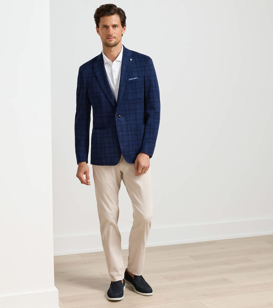 Barrett Knit Windowpane Soft Jacket - Alternate Image 1