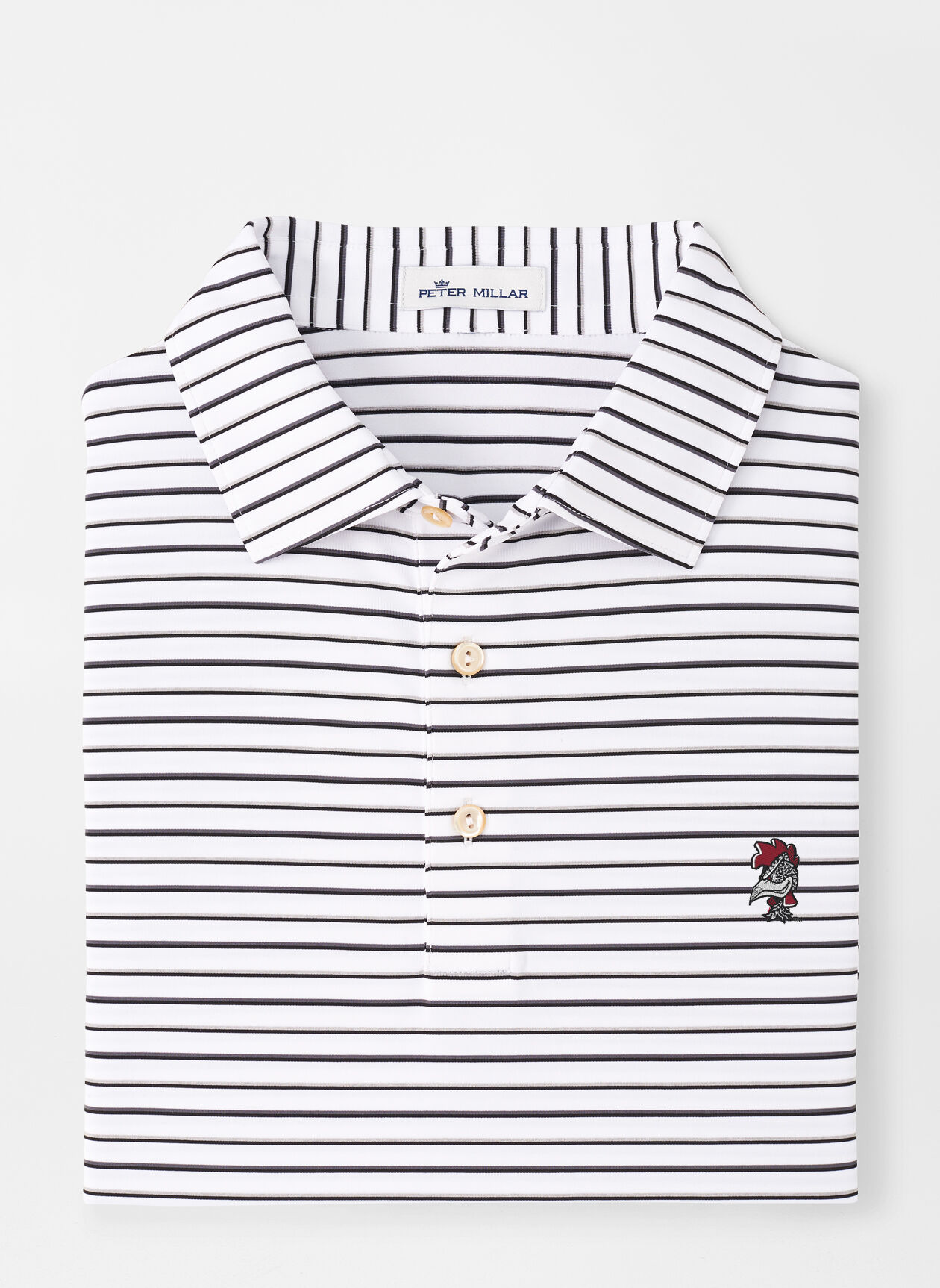 South Carolina Vault Wiggs Stripe Performance Polo Peter Millar