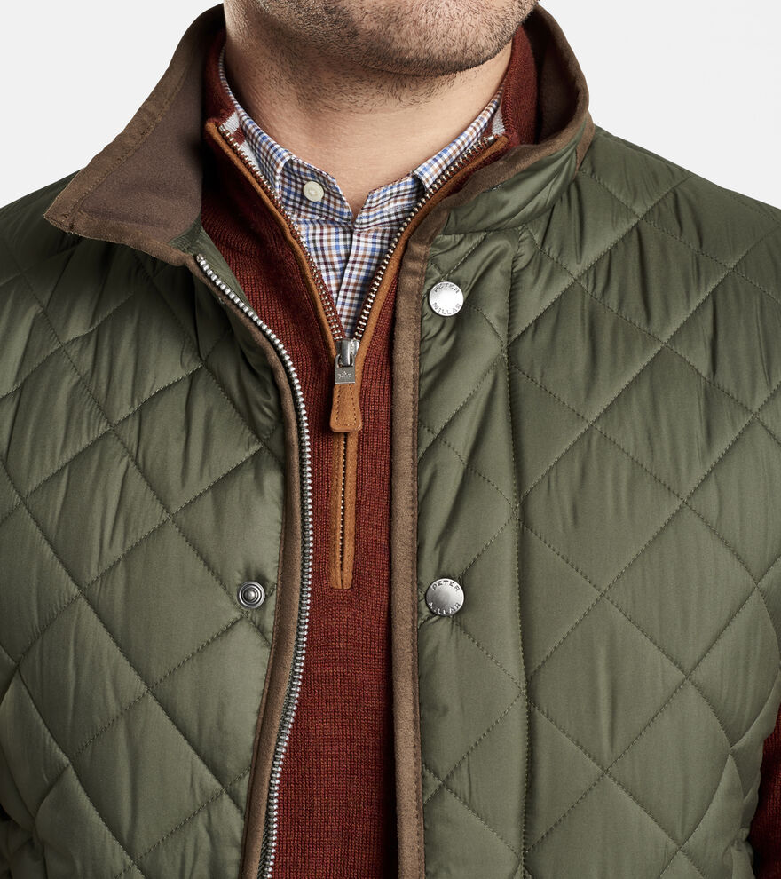 Essex Quilted Travel Vest image number 7