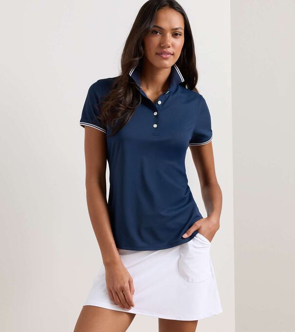 Canterbury Tipped Sport Mesh Short Sleeve Polo - Alternate Image 1