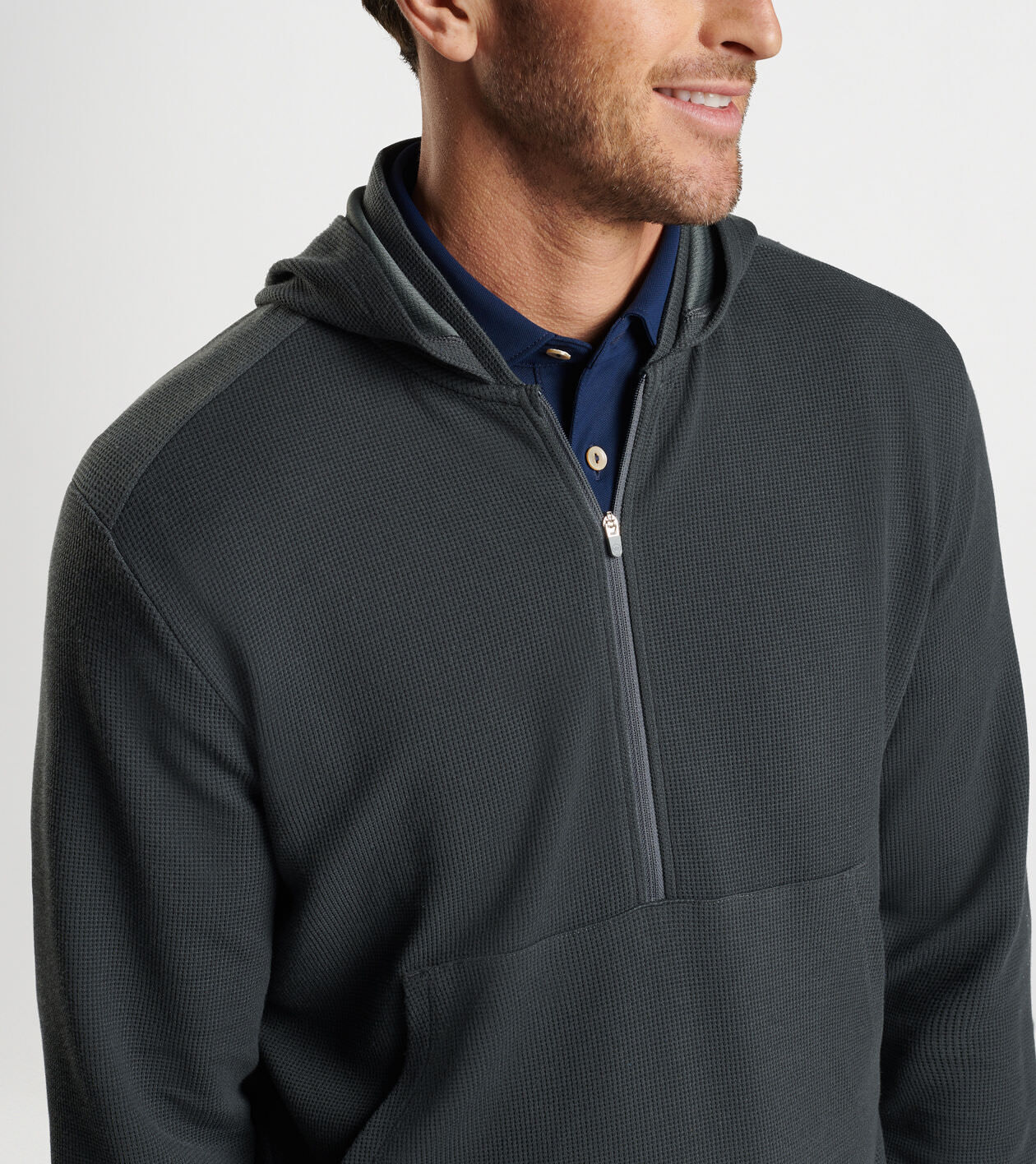 Performance zip hoodie top