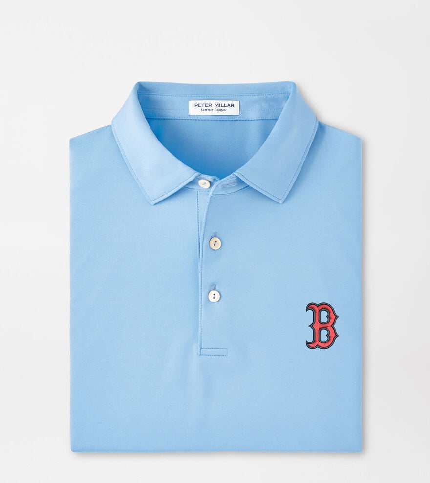 Boston Red Sox Solid Performance Jersey Polo image number 1