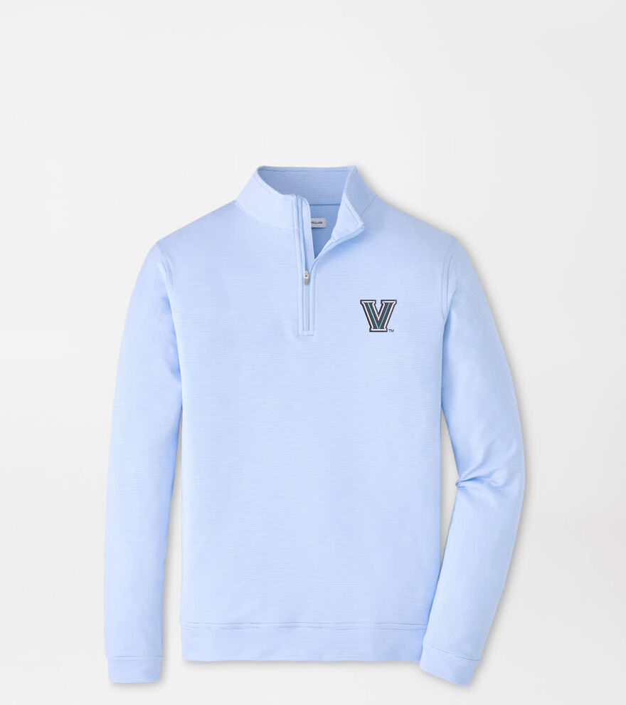 Villanova Perth Sugar Stripe Performance Quarter-Zip