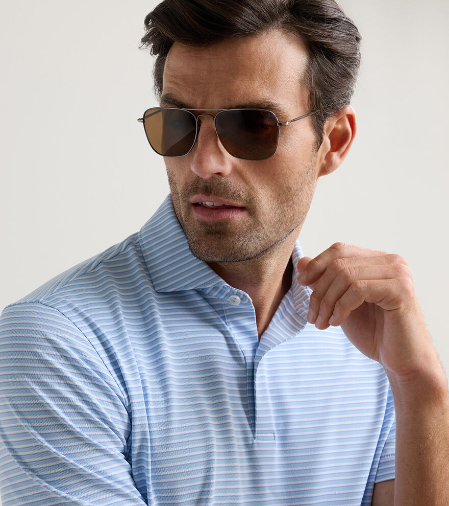 Tempo Performance Mesh Polo - Alternate Image 4