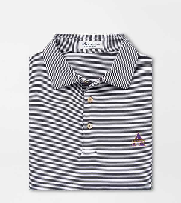 Alcorn State Jubilee Stripe Performance Polo