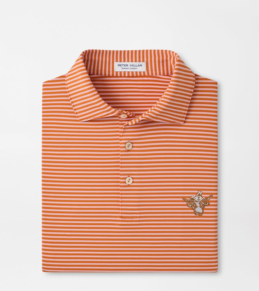 Texas Vault Tiebreaker Performance Jersey Stripe Polo
