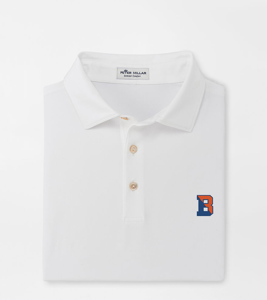 Bucknell Solid Performance Jersey Polo (Sean Self Collar) image number 1