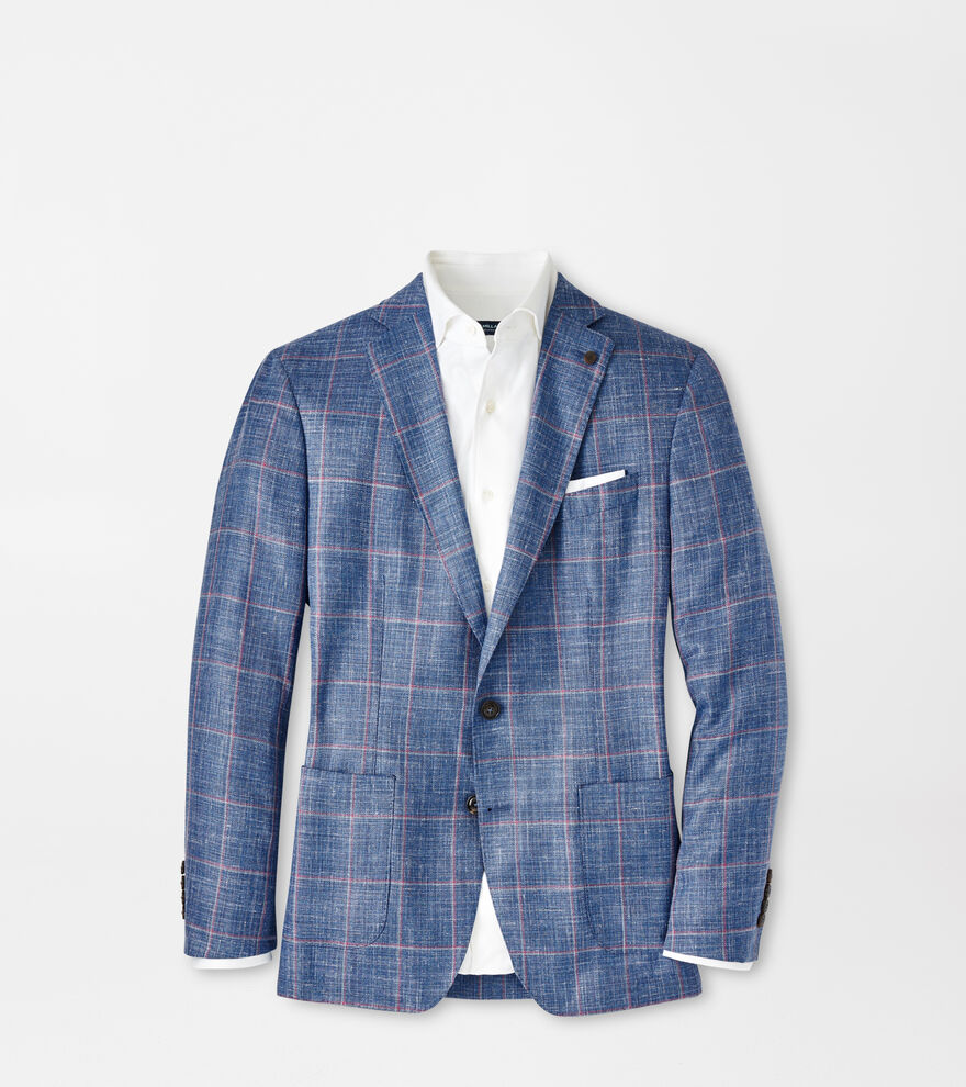 Roseville Windowpane Soft Jacket | Men's Sport Coats & Suits | Peter Millar