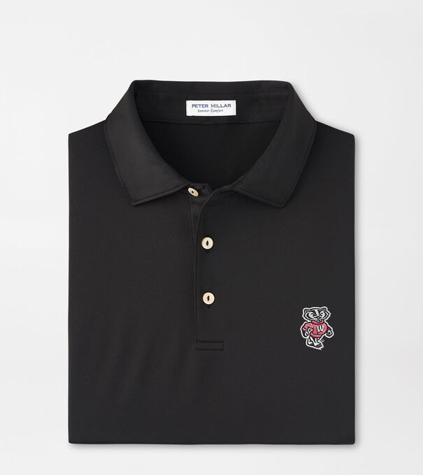 Wisconsin Solid Performance Jersey Polo