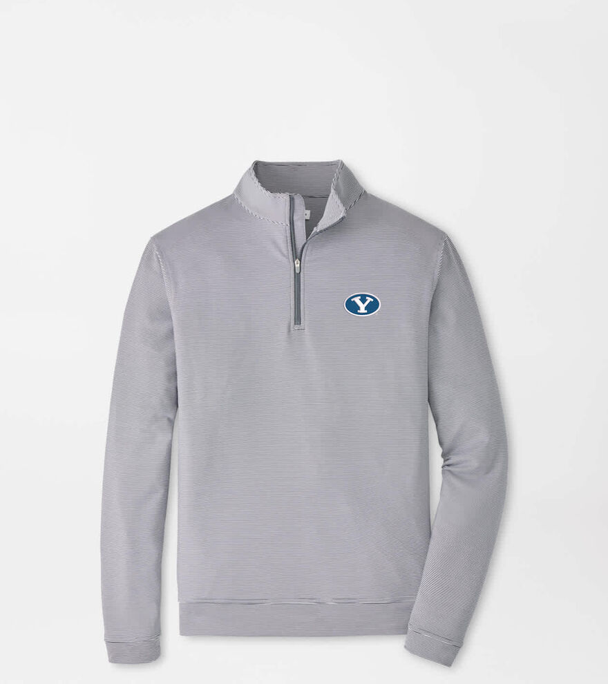 BYU Perth Sugar Stripe Performance Quarter-Zip