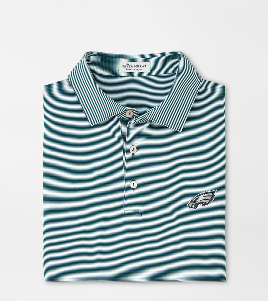 Philadelphia Eagles Jubilee Stripe Performance Polo image number 1