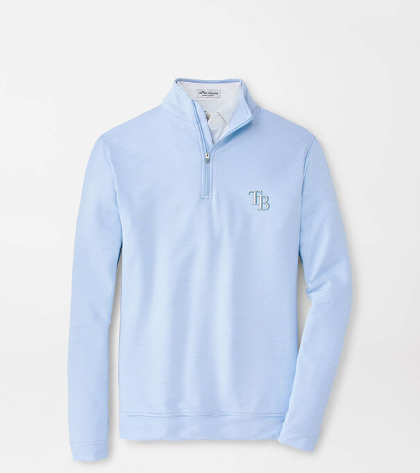 Tampa Bay Rays Perth Sugar Stripe Performance Quarter-Zip