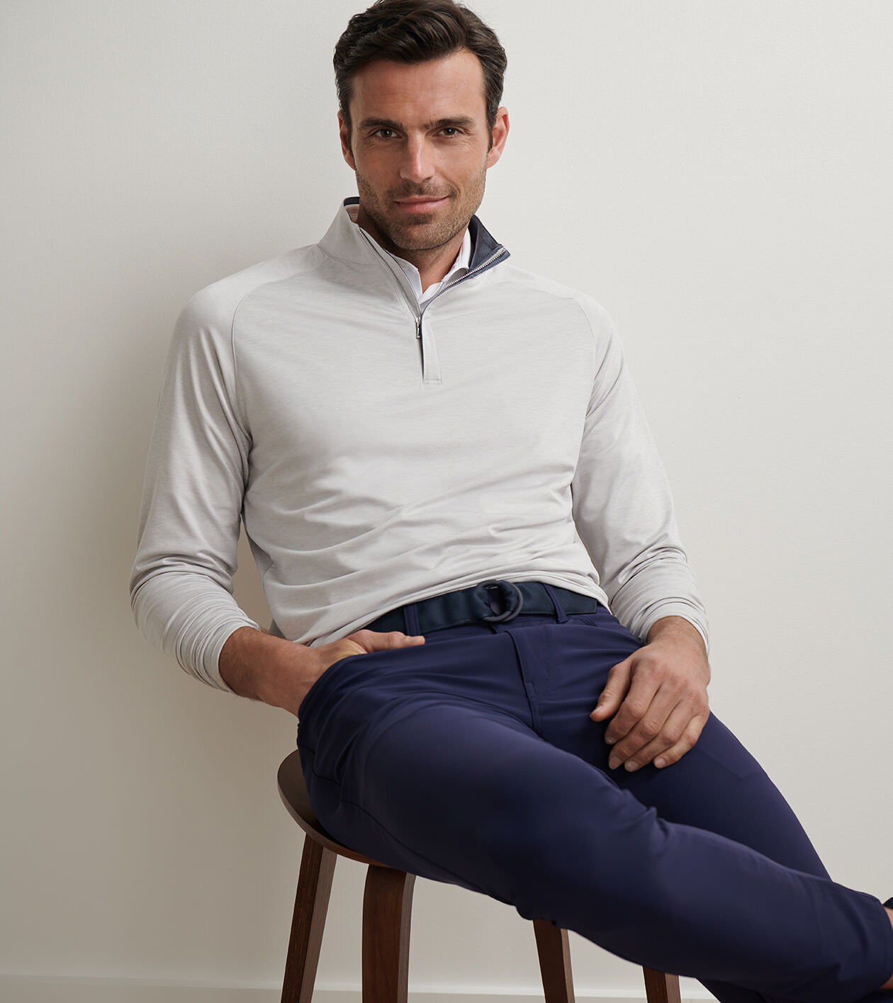 rkmrm Stealth Performance Quarter-Zip | Men's Pullovers | Peter Millar