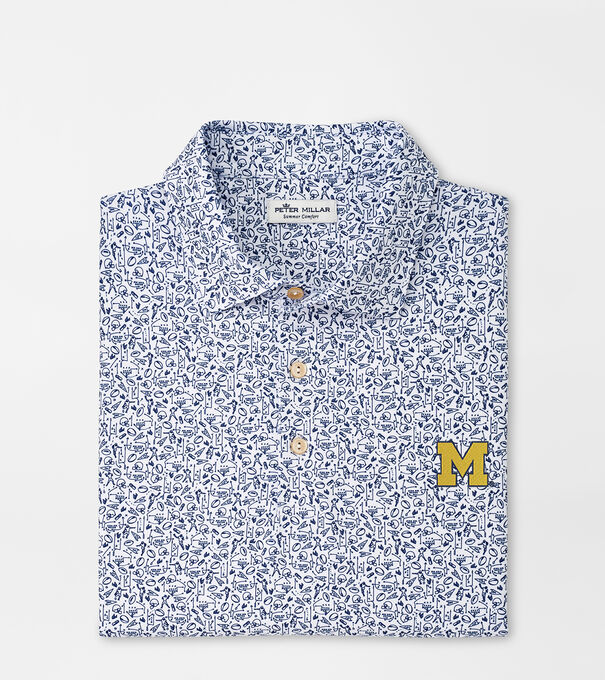 Michigan Game Day Performance Jersey Polo