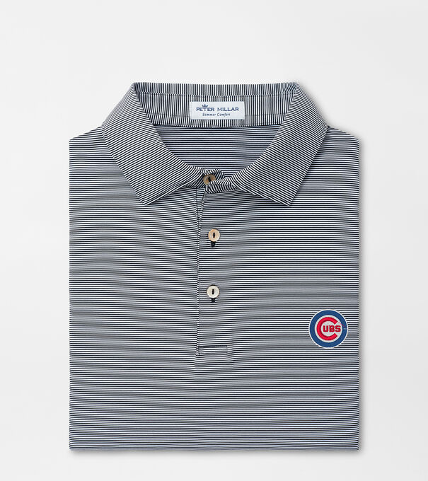 Chicago Cubs Jubilee Stripe Performance Polo