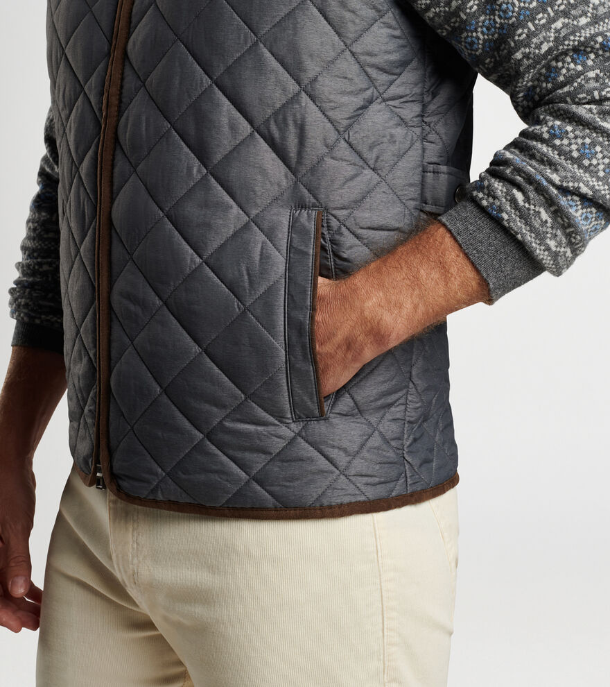 Essex Quilted Travel Vest | Men's Vests | Peter Millar