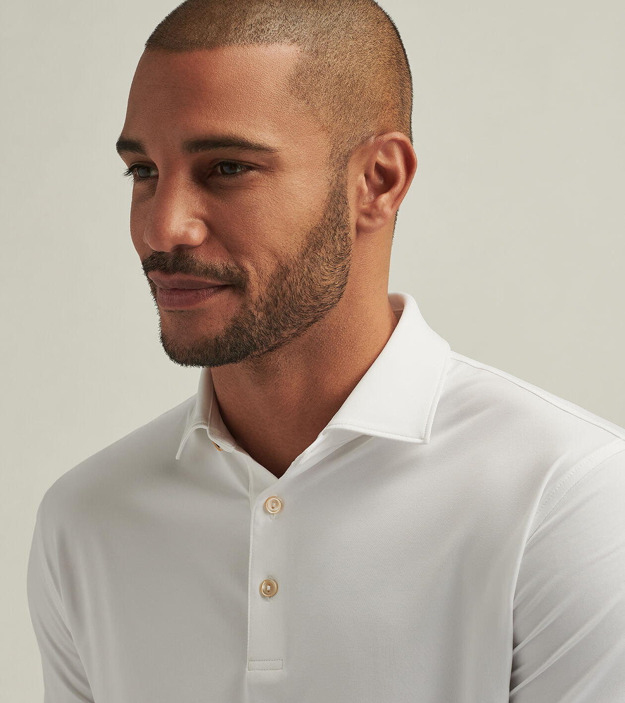 Jersey polo shirt top