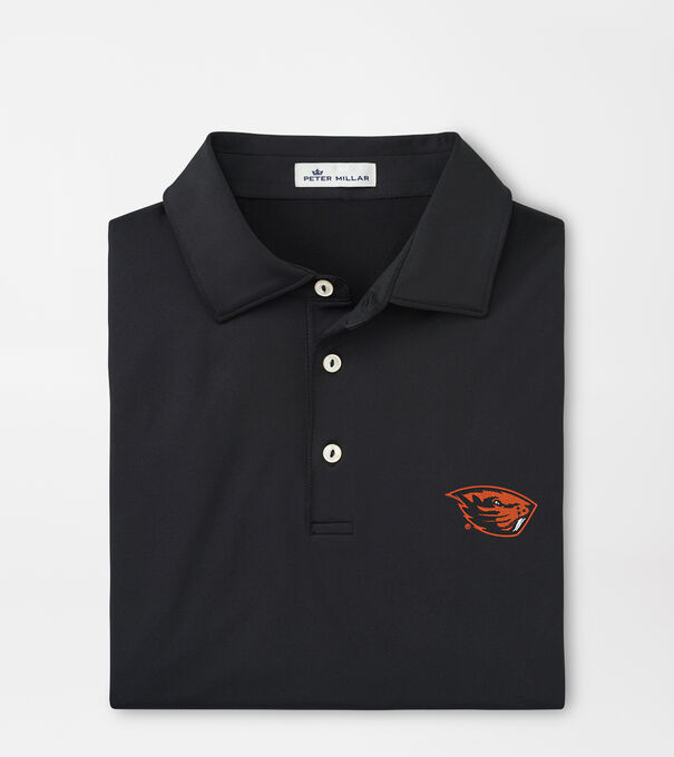 Oregon State Solid Performance Jersey Polo (Sean Self Collar)