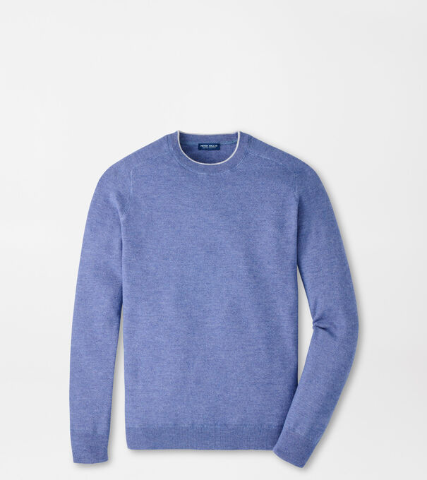 Voyager Cashmere-Silk Saddle Shoulder Crew