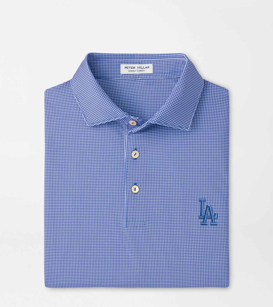 Los Angeles Dodgers Border Performance Jersey Polo image number 1