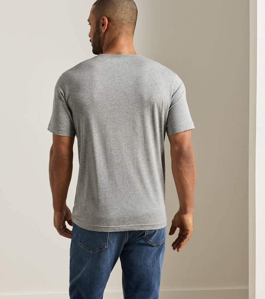 Crown Comfort Heathered Short-Sleeve Pocket Tee - Alternate Image 2