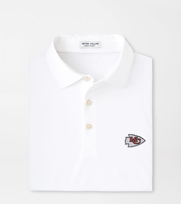 Kansas City Chiefs Solid Performance Jersey Polo