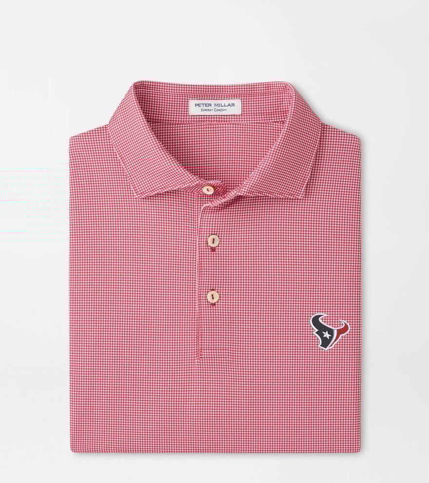 Houston Texans Border Performance Jersey Polo image number 1