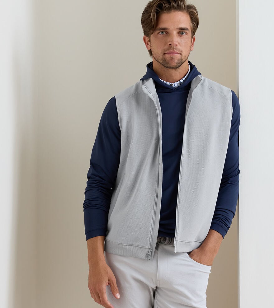 Cradle Piqu&eacute; Performance Full-Zip Vest image number 2