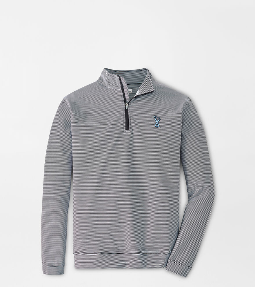 UNC Lineberger Stripe Perth Performance Quarter-Zip image number 1