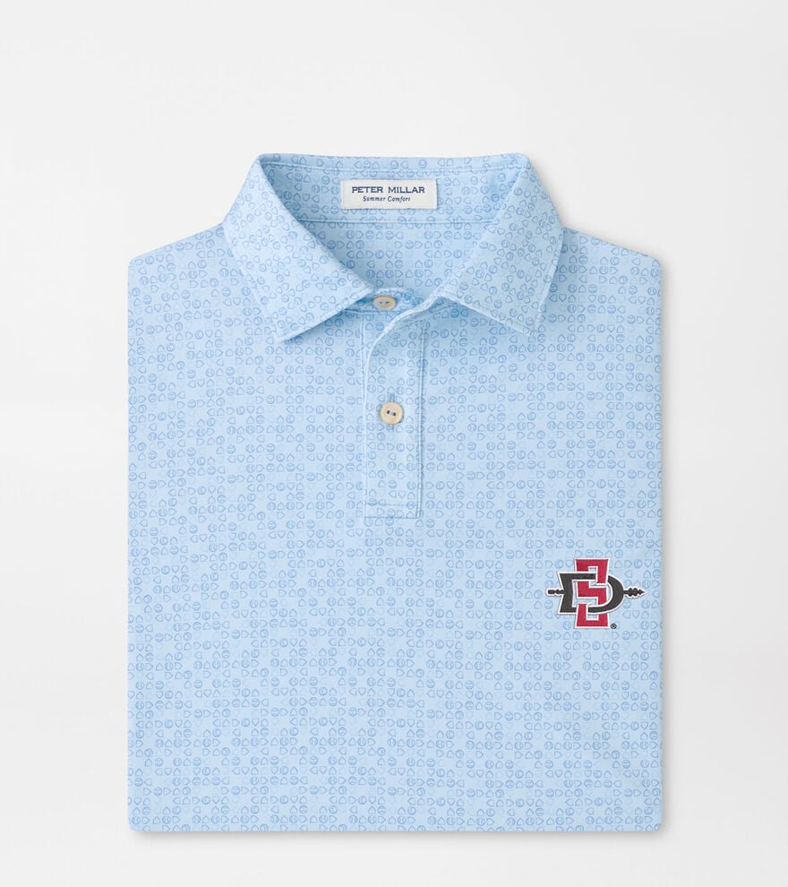 San Diego State Bases Loaded Youth Performance Jersey Polo image number 1