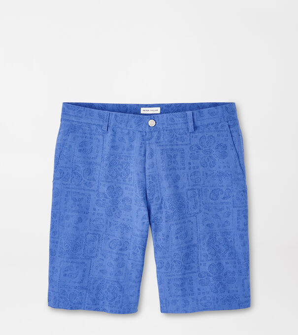 Shackleford Delos Paisley Performance Hybrid Short